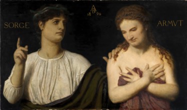 Arnold Böcklin (born 16 October 1827, died January 1901), Swiss painter, draughtsman, graphic