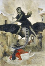 Arnold Böcklin (born 16 October 1827, died January 1901), Swiss painter, draughtsman, graphic