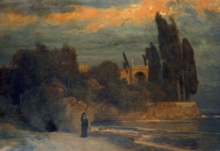 Arnold Böcklin (born 16 October 1827, died January 1901), Swiss painter, draughtsman, graphic