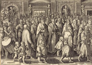 History of the Medici, This picture shows the return of Grand Duke Cosimo I de' Medici to his
