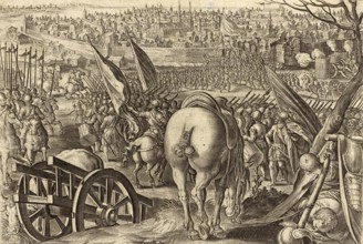 History of the Medici, Giovanni de' Medici leads imperial troops entering Milan through a breach in