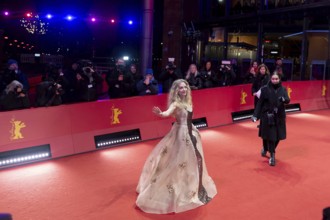 Amanda Seyfried on the Red Carpet at the premiere of the film The Testament Of Ann Lee at the