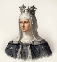 Margaret of Provence, Marguerite de Provence, Margarete von der Provence 1221-1295, Queen of France