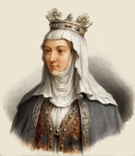 Clementia of Hungary, Clémence de Hongrie, Klementine von Ungarn, 1293-1328, queen of France and