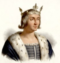 Louis X, Ludwig X, Louis X le Hutin, 1289-1316, called the Quarreler, the Headstrong, or the