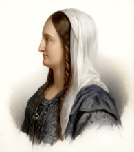 Ermentrude of Orléans, Irmentrud, 823-869, Queen of the Franks by her marriage to Charles the Bald