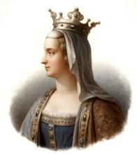 Adélaïde of Paris or Aélis, Adelheid von Friaul, c. 850/853-901, the second wife of Louis the