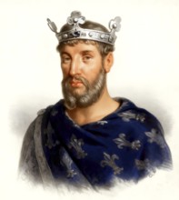 Lothair or Lothaire, 941-986, Carolingian king of West Francia
