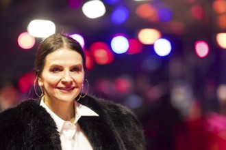 Juliette Binoche on the Red Carpet at the premiere of the film Queen at Sea at the Berlinale at the