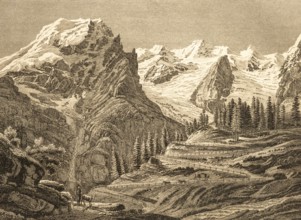 The Ortler, peak (3, 905m) in the Eastern Alps, Ortler Alps, Ortler Group, South Tyrol, Trentino,