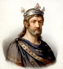 Theuderic IV, Thierry IV. c. 712-737, or Theuderich, Theoderic, Theodoric, Merovingian King of the