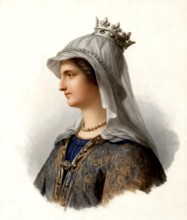 Ingoberga, c. 520-589, the first wife of the Frankish king Charibert I, or Cherebert, c. 517-567,