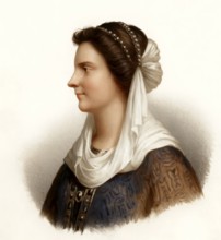 Nantechild, Nanthild, c. 610-642, a Frankish queen consort and regent, wife to Dagobert I, king of