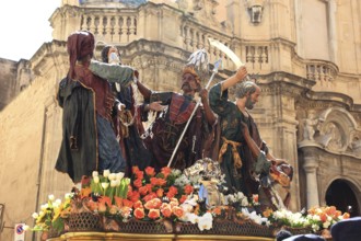 Sicily, Trapani, Good Friday mystery procession La Processione dei Misteri, during the procession