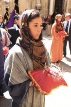 Sicily, Trapani, associations and groups accompany the La Processione dei Misteri mystery