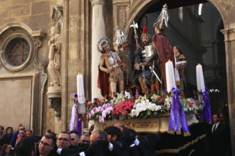 Sicily, old town of Trapani, Good Friday mystery procession La Processione dei Misteri, start of