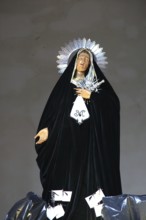 Sicily, Trapani, mystery groups in the Chiesa del Purgatorio church, the wooden figures from the