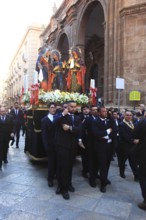 Sicily, old town of Trapani, Good Friday mystery procession La Processione dei Misteri, procession