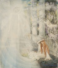 Kazimierz Stabrowski (b. 21 November 1869, d. 10 June 1929 in Garwolin), Polish painter: Vision II,