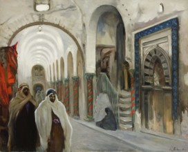 Kazimierz Stabrowski (b. 21 November 1869, d. 10 June 1929 in Garwolin), Polish painter: Souq in