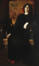 Kazimierz Stabrowski (b. 21 November 1869, d. 10 June 1929 in Garwolin), Polish painter: portrait