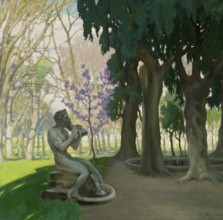 Kazimierz Stabrowski (b. 21 November 1869, d. 10 June 1929 in Garwolin), Polish painter: Faun,