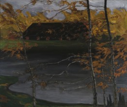 Kazimierz Stabrowski (b. 21 November 1869, d. 10 June 1929 in Garwolin), Polish painter: Gust of