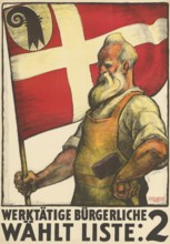 Otto Plattner (b. 29 June 1886, d. 20 October 1951), Swiss painter, graphic artist: Politics,