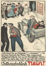 Otto Plattner (b. 29 June 1886, d. 20 October 1951), Swiss painter, graphic artist: politics,