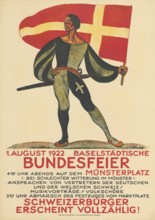 Otto Plattner (b. 29 June 1886, d. 20 October 1951), Swiss painter, graphic artist: Event, Basel