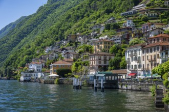 Houses on Lake Como, Argegno, Lombardy, Italy