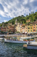 Boats in Portofino Harbour, Portofino, Liguria, Italy
