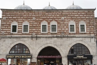 Istanbul, Turkey 8th January 2025 The historical architecture of the Istanbul Spice Bazaar. The