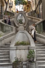 Istanbul, Turkey. January 3rd 2025. Neo-Baroque and early Art Nouveau style of architecture of the