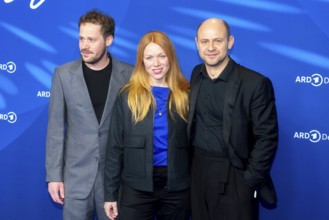 Guest, Esther Roling, Moritz Führmann, BLUE HOUR, Photo Call, Hotel Telegraph Office, Berlin, 13.02