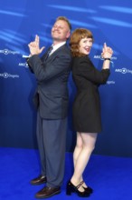 Robert Stadlober and Sarah Bauerett, BLUE HOUR, Photo Call, Hotel Telegraph Office, Berlin, 13.02