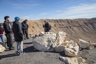 Winslow, Arizona - Meteor Crater. The crater was formed about 50, 000 years ago. It is 560 feet
