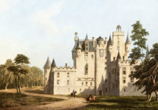 Doune Castle, Doune, in the Stirling district of central Scotland, Great Britain