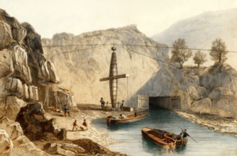 Entrance to the Worsley Navigable Levels, Worsley, City of Salford, England, United Kingdom