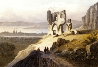 Saint Anthony's Chapel, Holyrood Park, Edinburgh, Scotland, 19th century