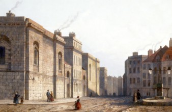The second Newgate Prison, City of London, England, 19th century
