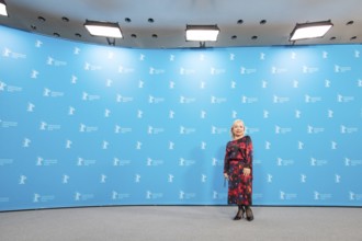Christine Urspruch (theatre actress) at a photocall for the film Die Blutgräfin at the Berlinale in
