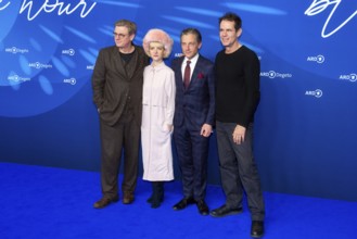 Achim von Borries, Liv Lisa Fries, Volker Bruch, Tom Tykwer, BLUE HOUR, Photo Call, Hotel Telegraph