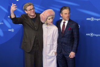 Achim von Borries, Liv Lisa Fries, Volker Bruch, BLUE HOUR, Photo Call, Hotel Telegraph Office,