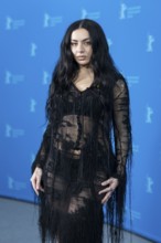 Charli xcx (Charlotte Emma Aitchison) at a photocall for the film The Moment at the Berlinale at