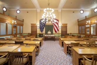 Phoenix, Arizona - The historic House of Representatives chamber in the old Arizona State Capitol