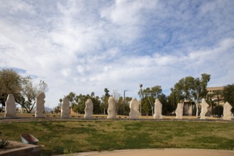 Phoenix, Arizona - The Bill of Rights Monument in Wesley Bolin Memorial Plaza, adjacent to the