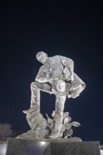 Phoenix, Arizona - The Arizona Peace Officers Memorial in Wesley Bolin Memorial Plaza, adjacent to