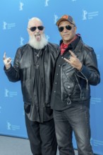 Rob Halford, Tom Morello during the photocall for the film The Ballad of Judas Priest at the