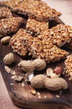 Kozinaki with peanuts, dessert, gozinaki, traditional Georgian cuisine, no people